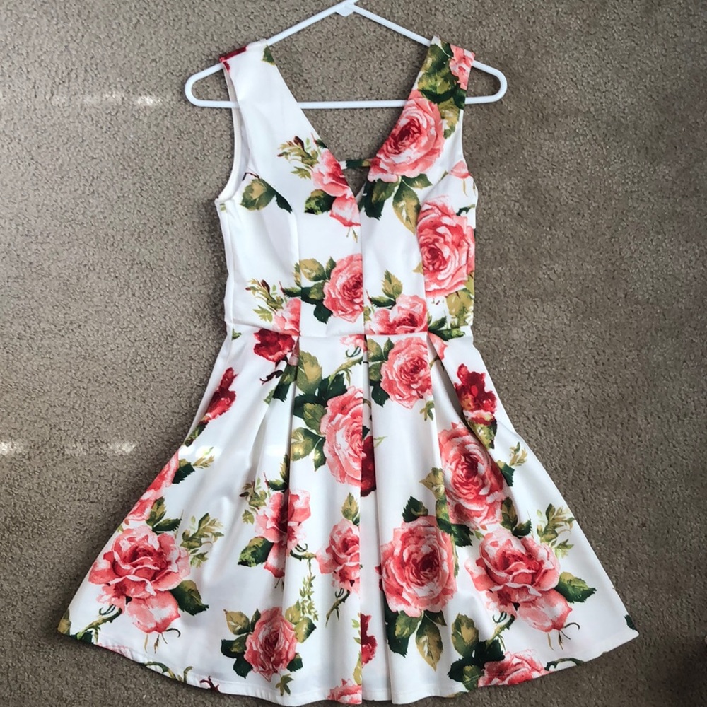 Papaya floral dress